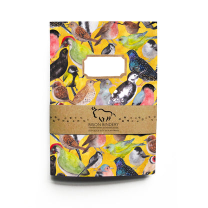 Aves British Garden Birds Print Notebook