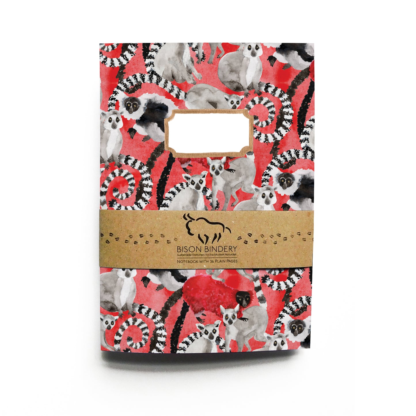 Conspiracy of Lemurs Print Notebook