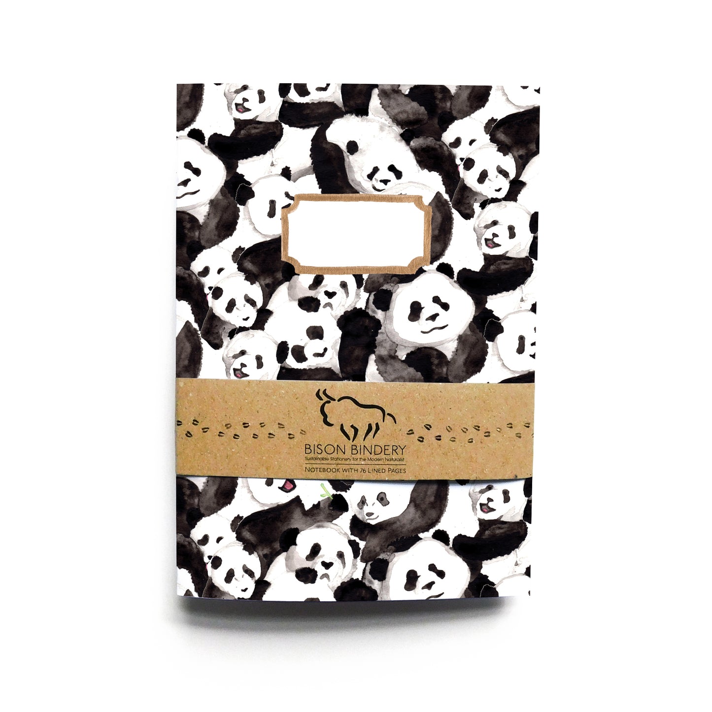 Embarrassment of Pandas Print Lined Journal