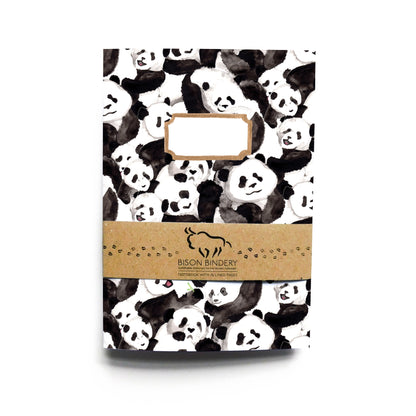 Embarrassment of Pandas Print Lined Journal
