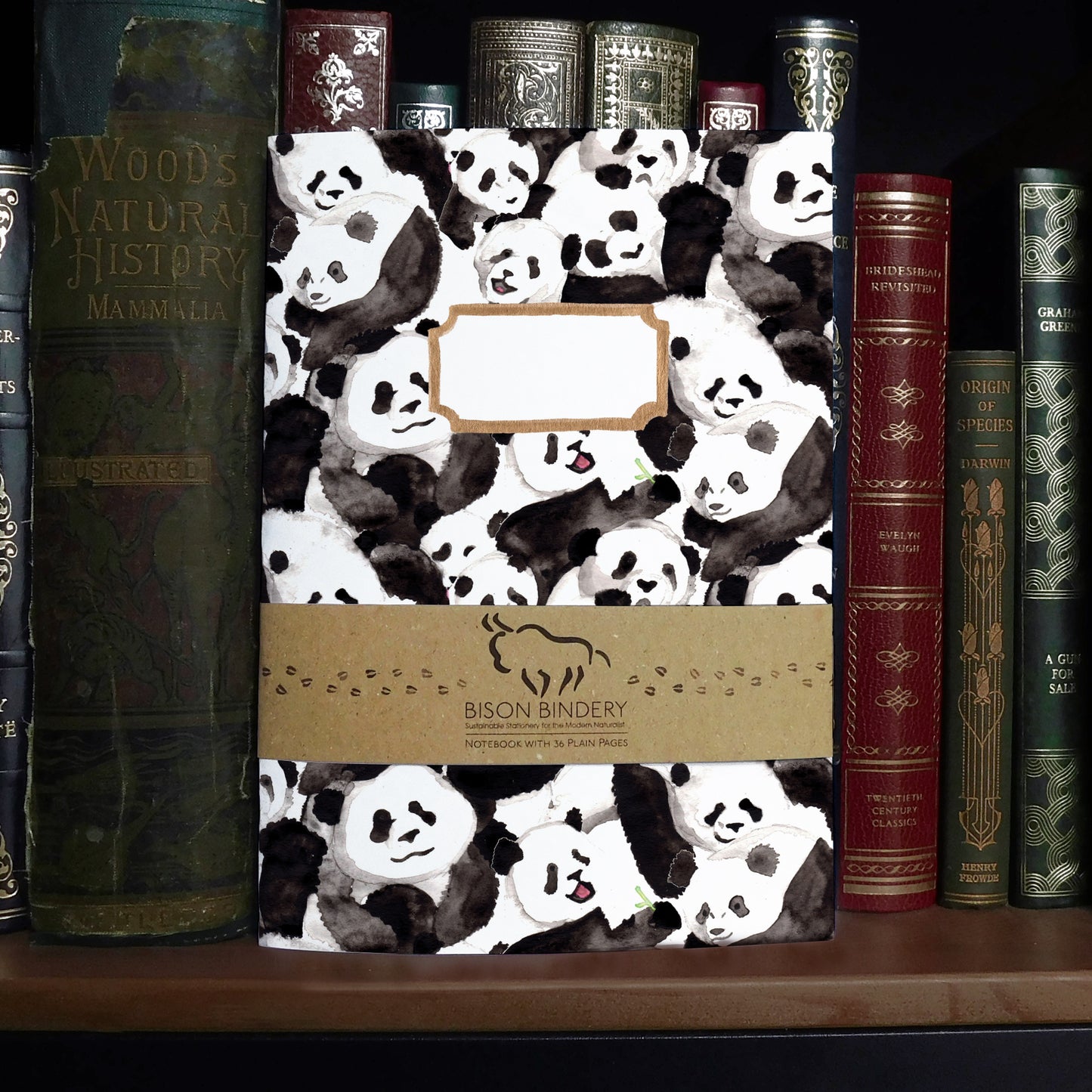 Embarrassment of Pandas Print Notebook