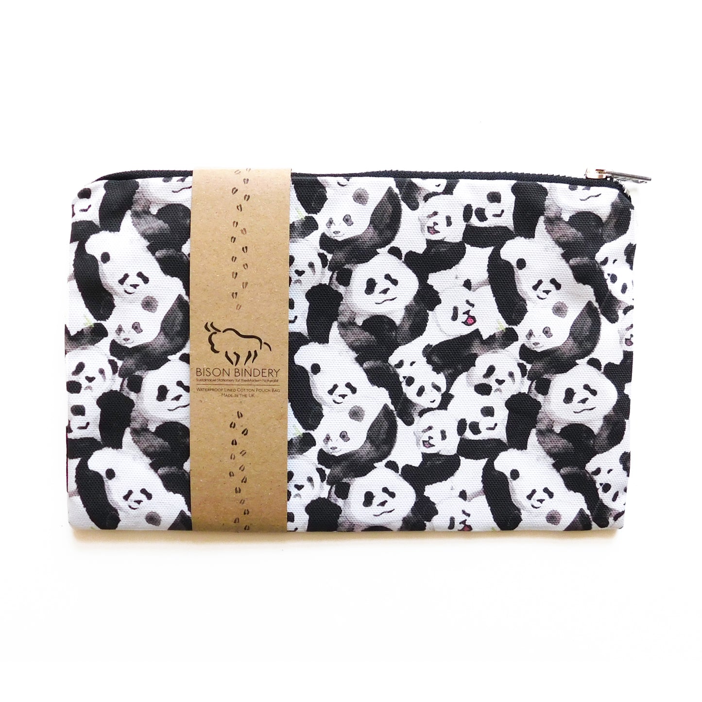 Embarrassment of Pandas Print Pouch Bag