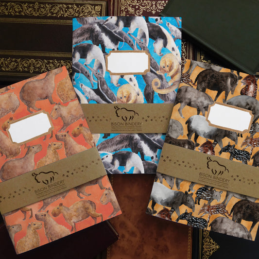Equatorial Mammals Lined Journal Pack