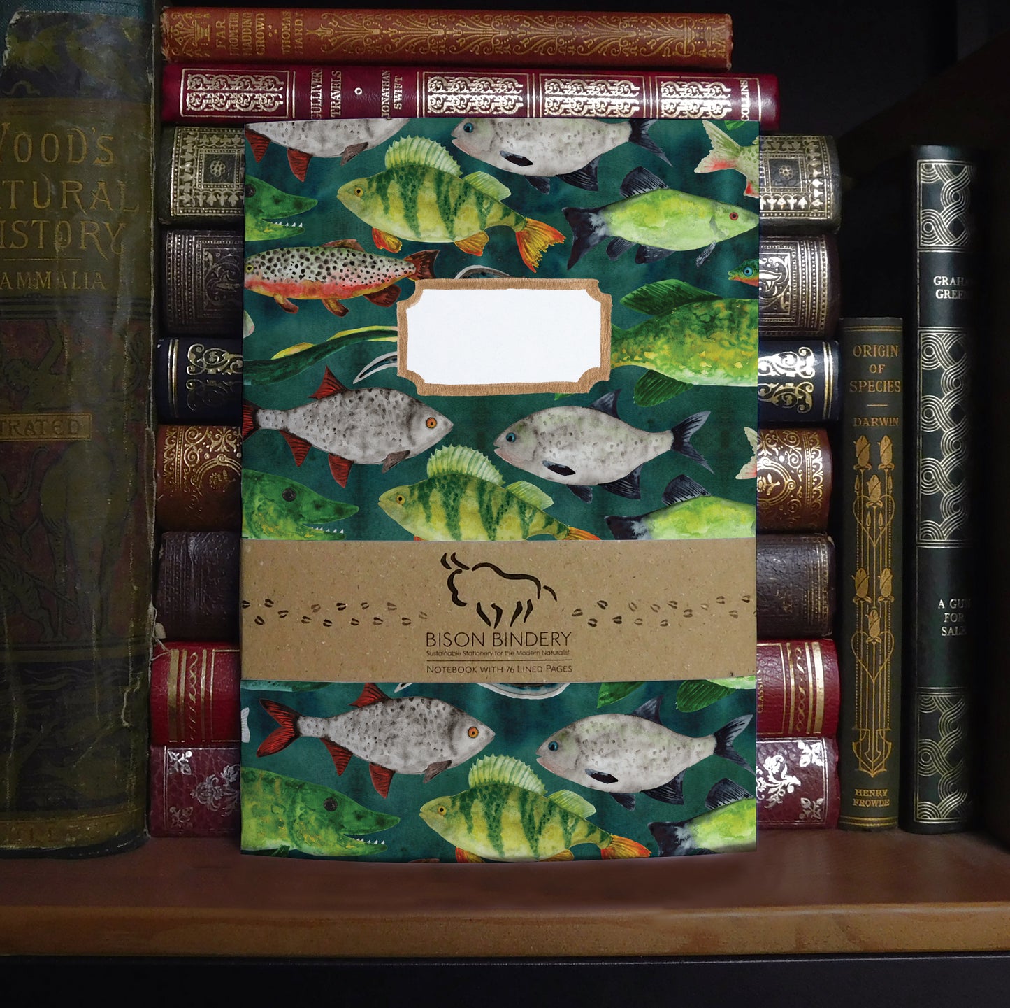 Flumens Freshwater Fish Print Journal and Notebook Set