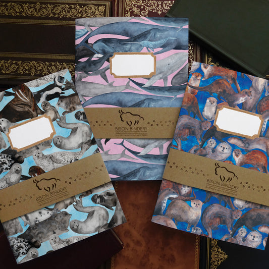 Marine Mammals Lined Journal Pack