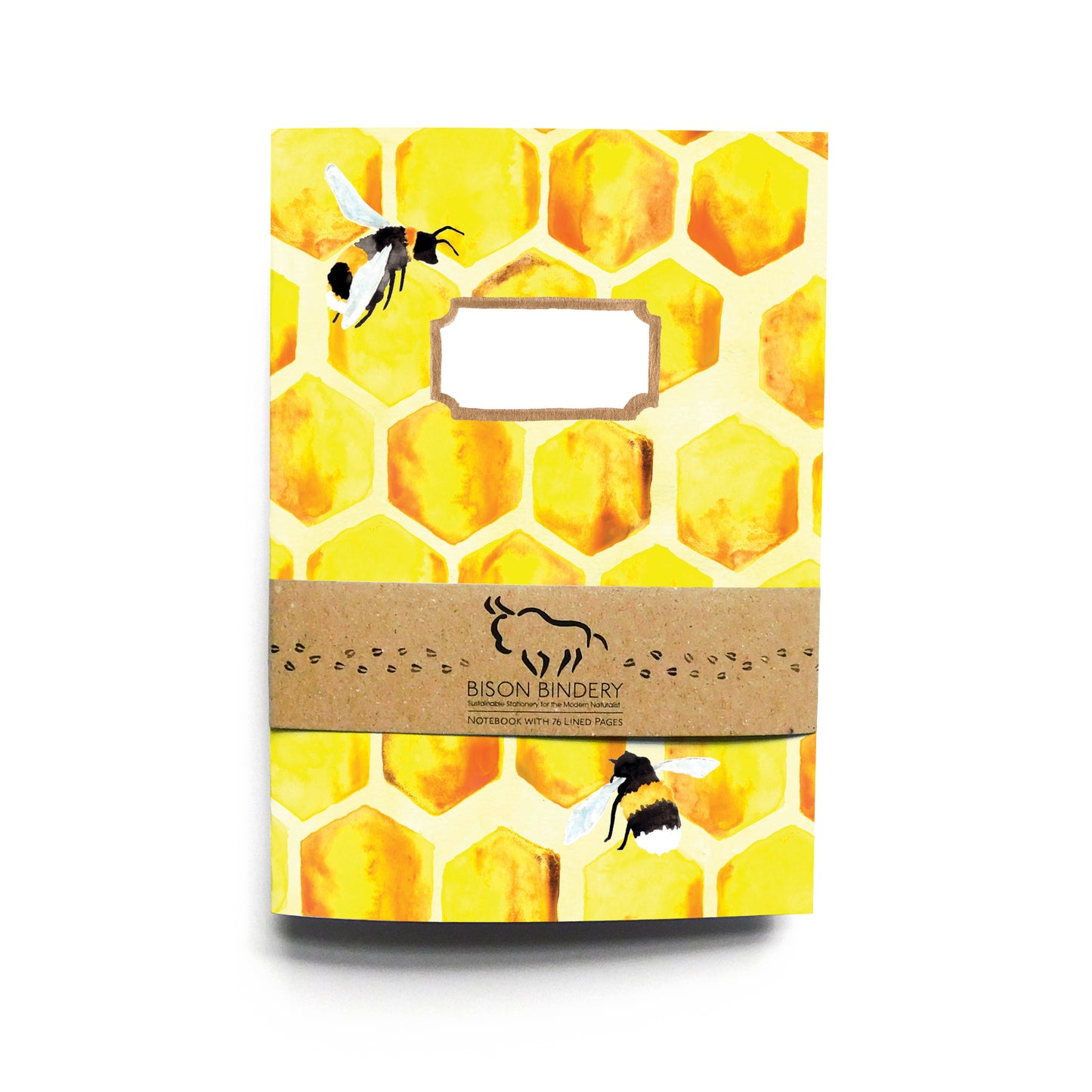 Mellifera Honeybee Print Lined Journal