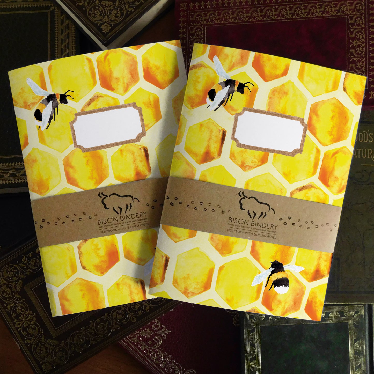 Mellifera Honeybee Print Journal and Notebook Set