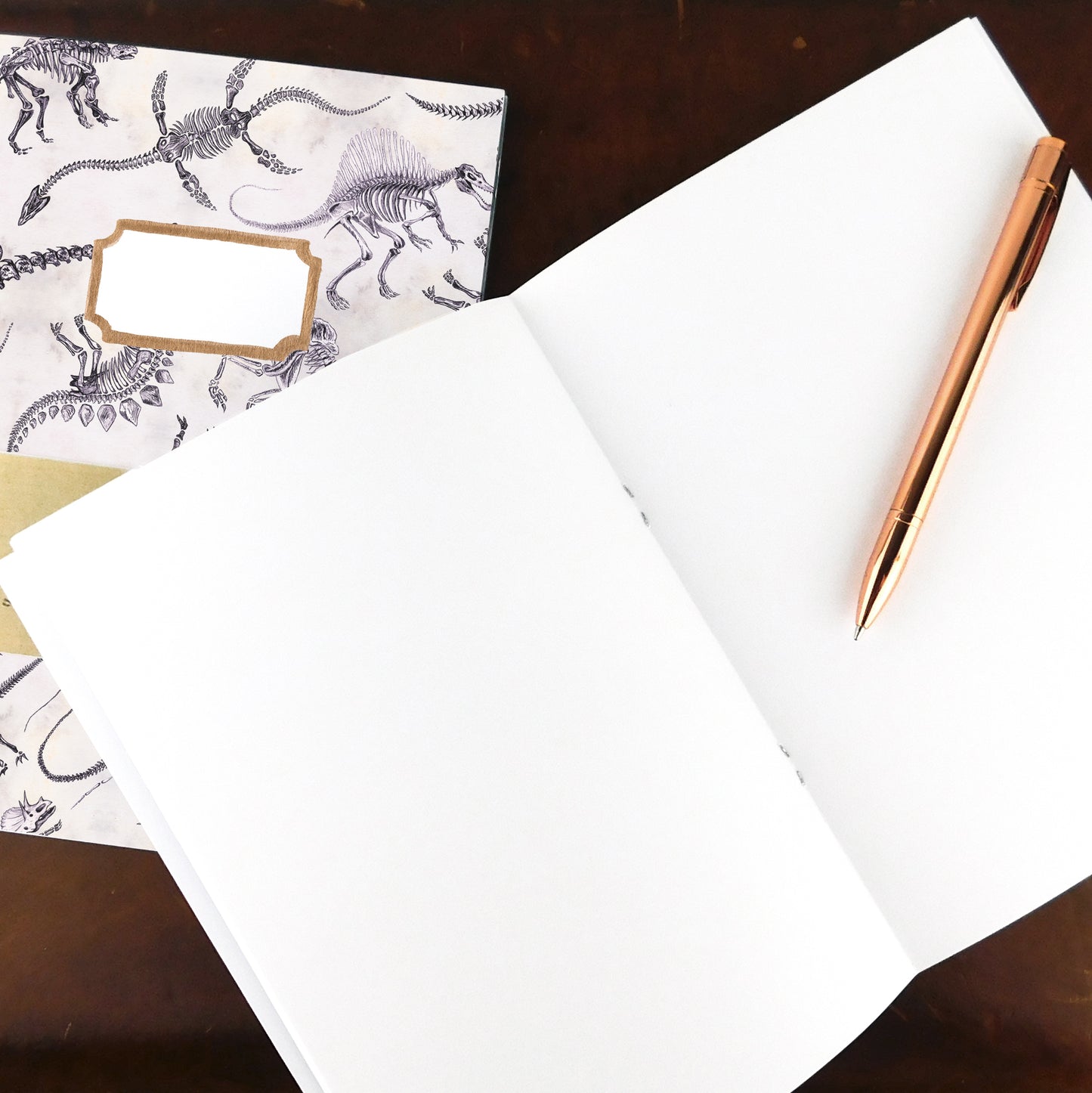Mesozoic Dinosaur Print Notebook