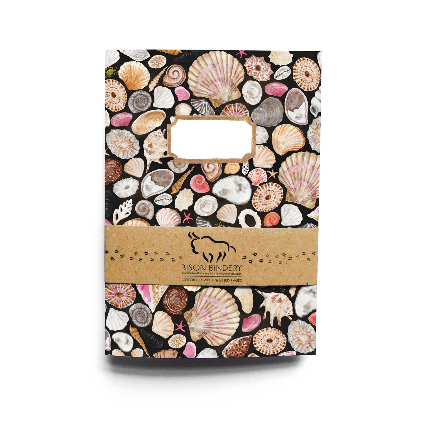 Mollusca Seashell Print Lined Journal