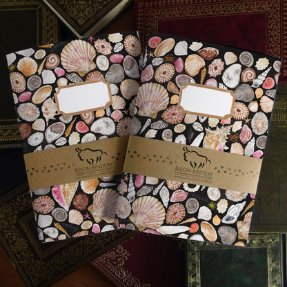 Mollusca Sea Shell Print Journal and Notebook Set
