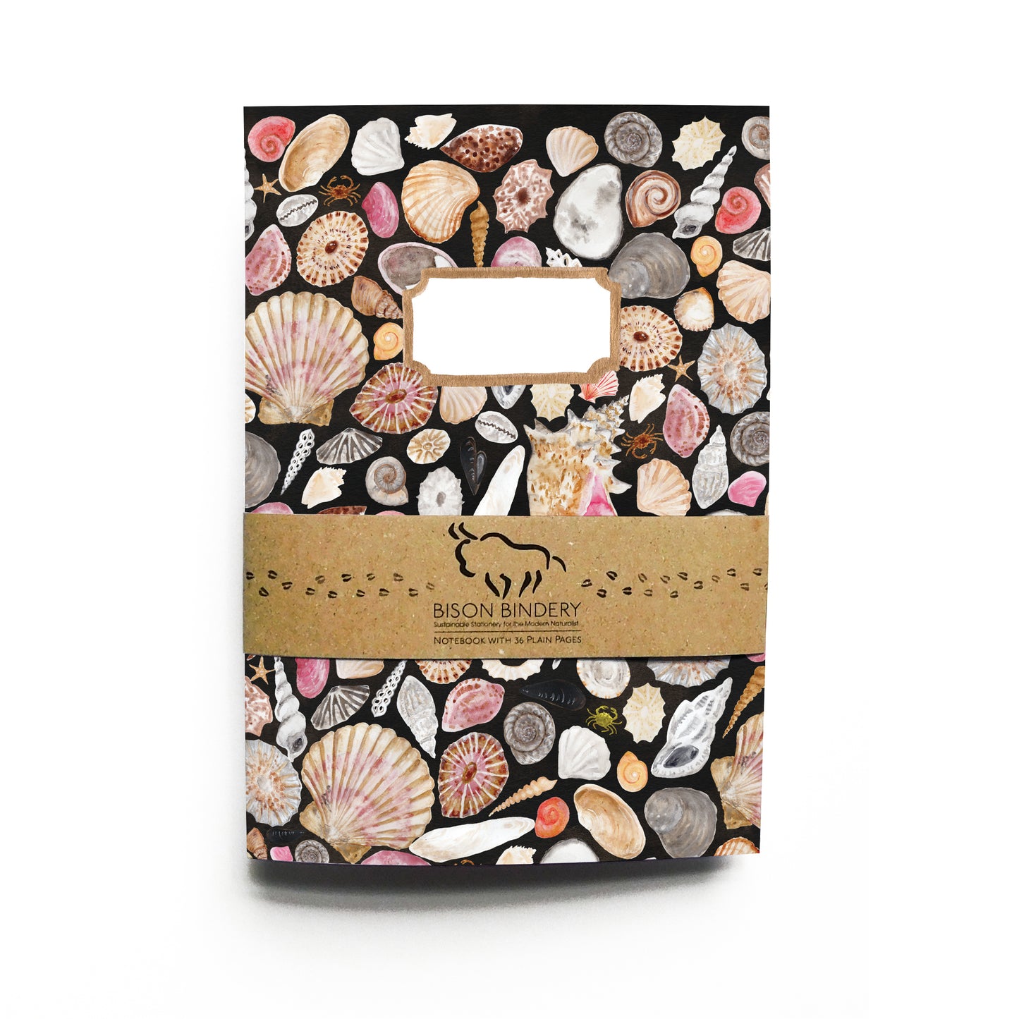 Mollusca Sea Shell Print Notebook