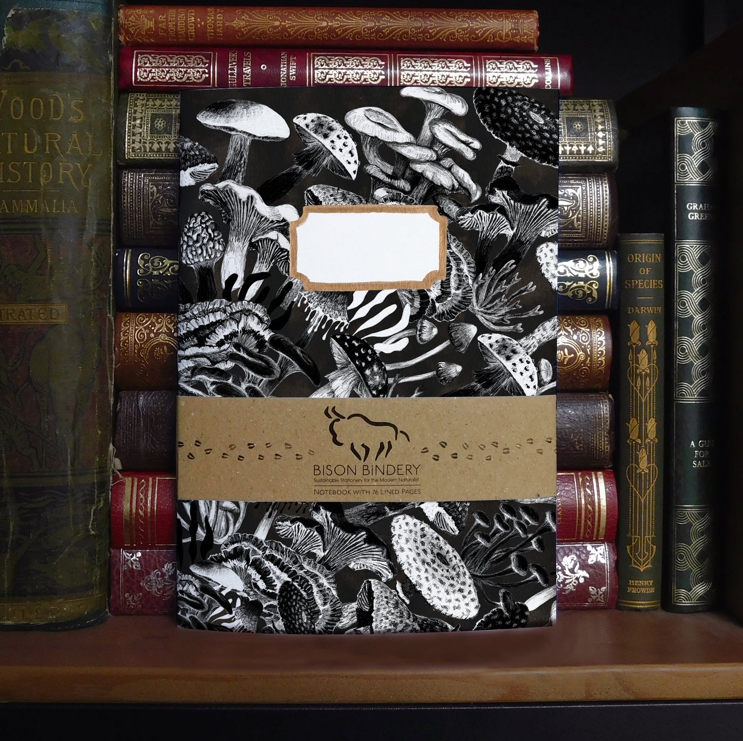 Mushroom Print Journal and Notebook Set
