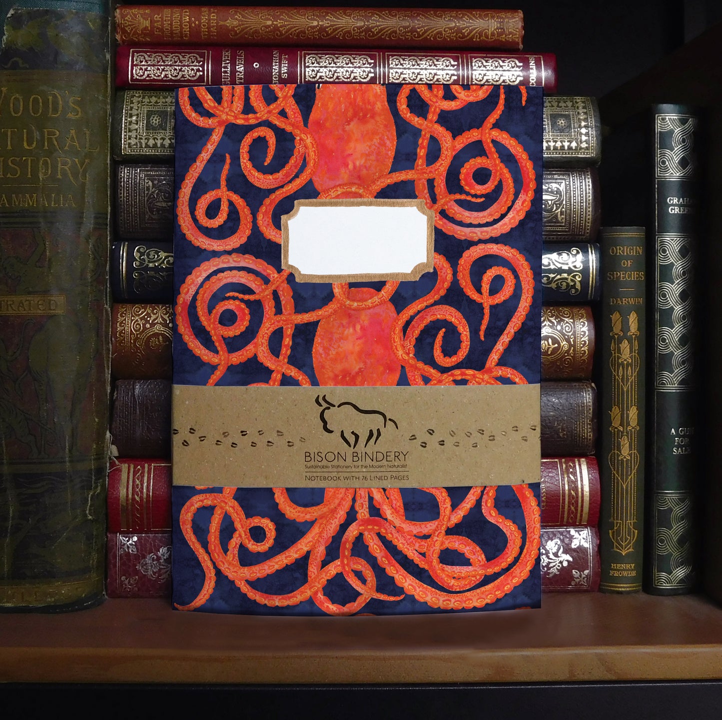 Octopoda Octopus Print Journal and Notebook Set