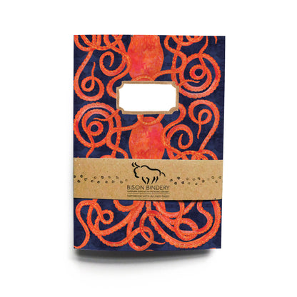 Octopoda Octopus Print Lined Journal