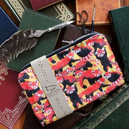 Pack of Red Pandas Print Pouch Bag