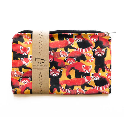 Pack of Red Pandas Print Pouch Bag