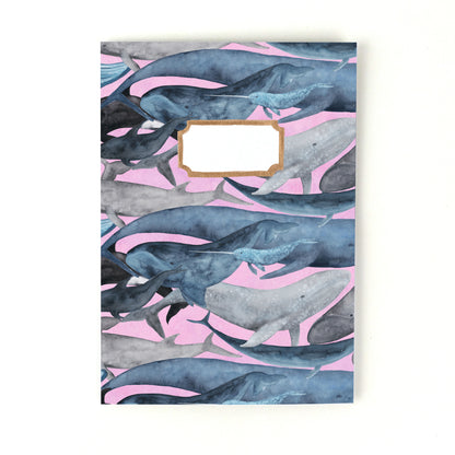 Pod of Whales Lined Journal