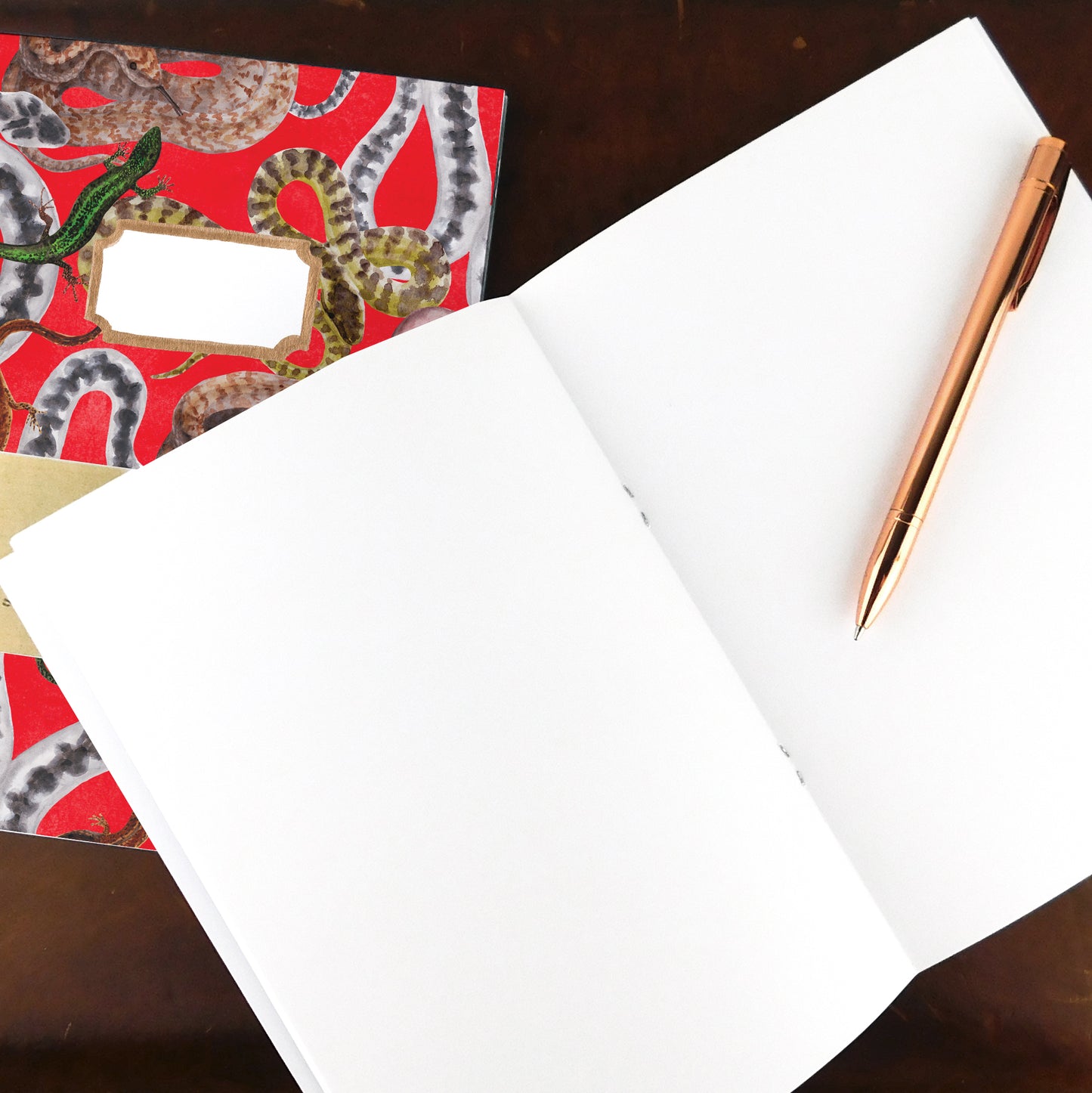 Reptilia British Reptiles Print Journal and Notebook Set