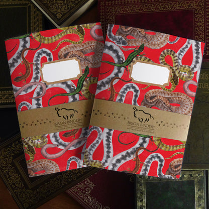 Reptilia British Reptiles Print Journal and Notebook Set