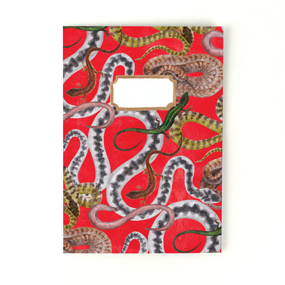 Reptilia British Reptiles Print Lined Journal