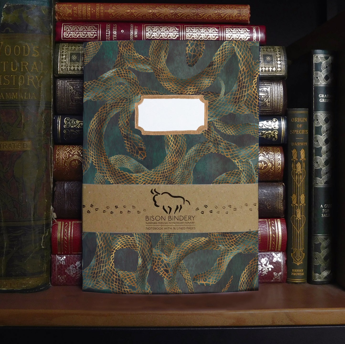 Serpens Snake Print Journal and Notebook Set