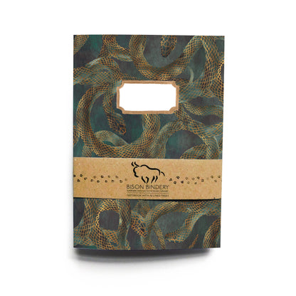 Serpens Snake Print Lined Journal