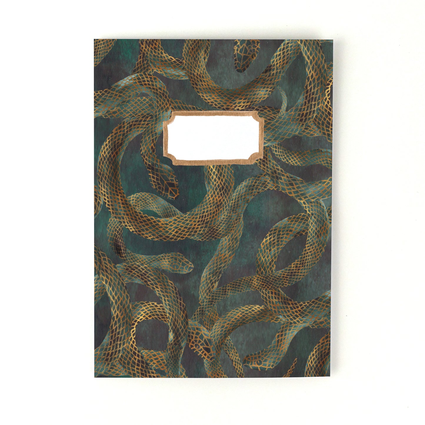 Serpens Snake Print Lined Journal