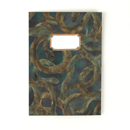 Serpens Snake Print Lined Journal