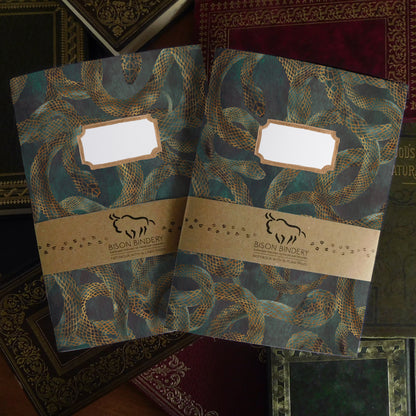 Serpens Snake Print Journal and Notebook Set