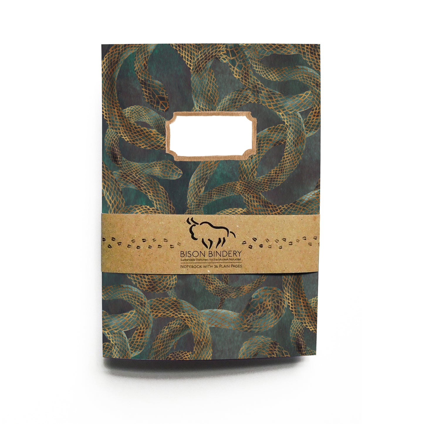 Serpens Snake Print Notebook