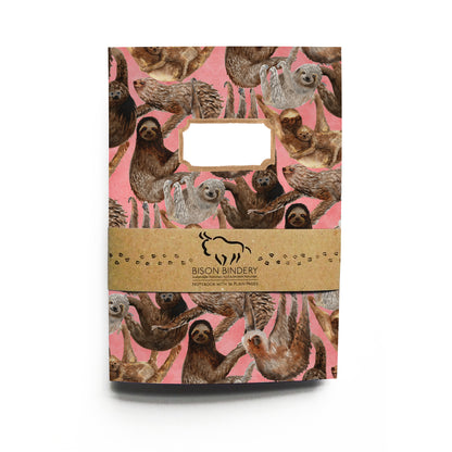 Sleuth of Sloths Print Notebook