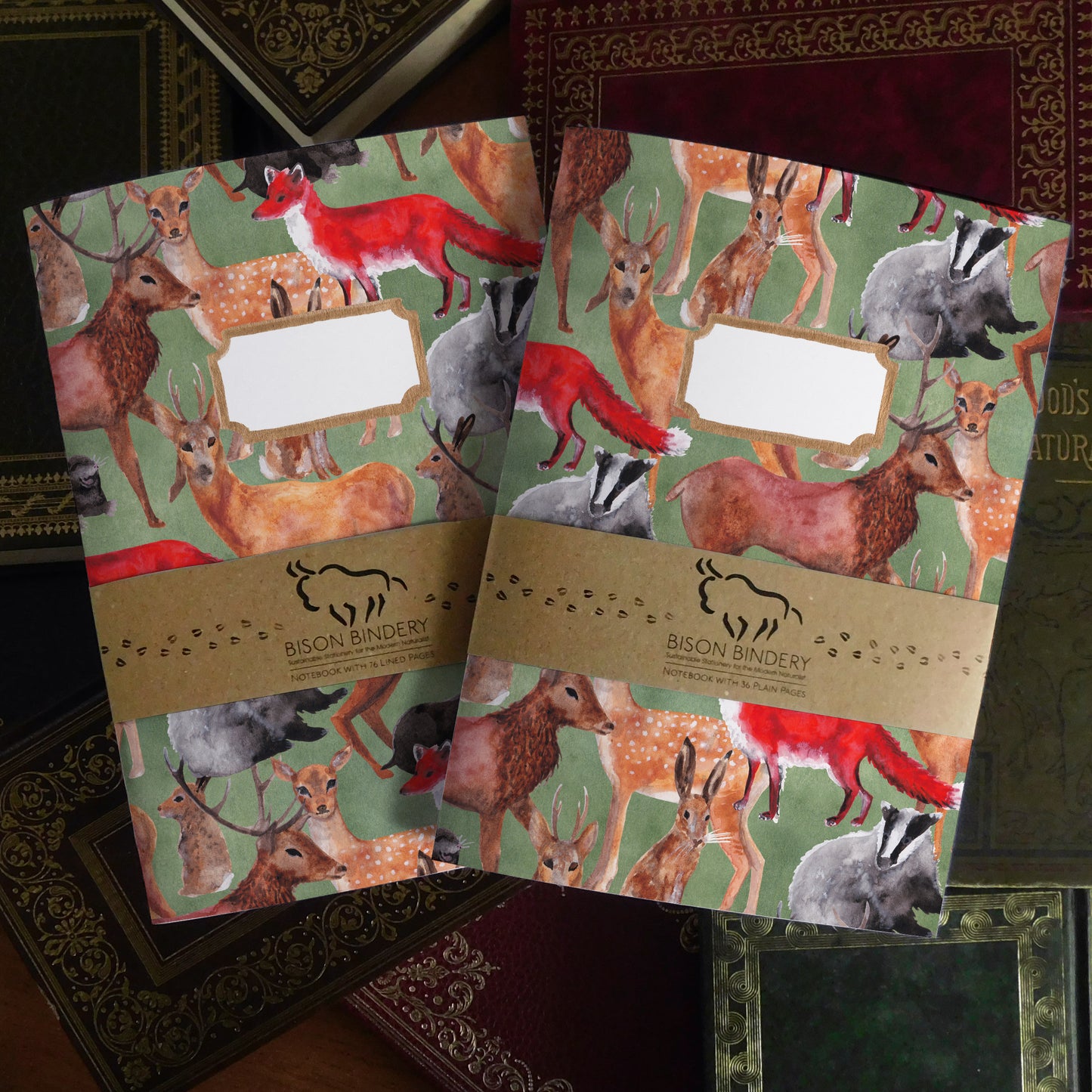 Sylvan Forest Print Journal and Notebook Set