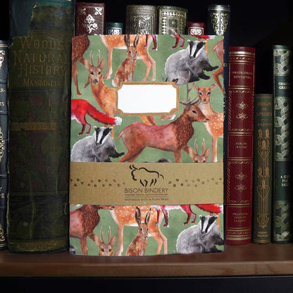 Sylvan Forest Animals Print Notebook