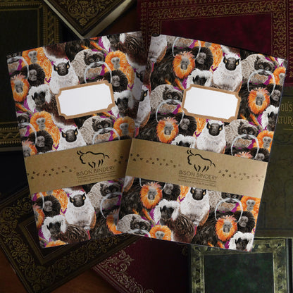 Troop of Tamarins Print Journal and Notebook Set