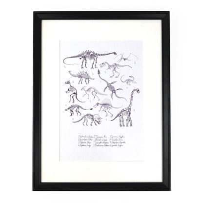 Mesozoic Dinosaur Art Print