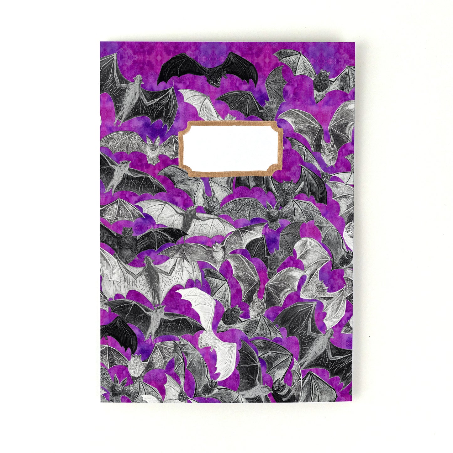 Chiroptera Bat Print Lined Journal