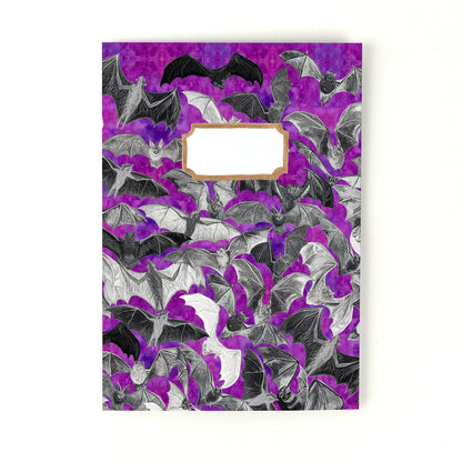 Chiroptera Bat Print Lined Journal