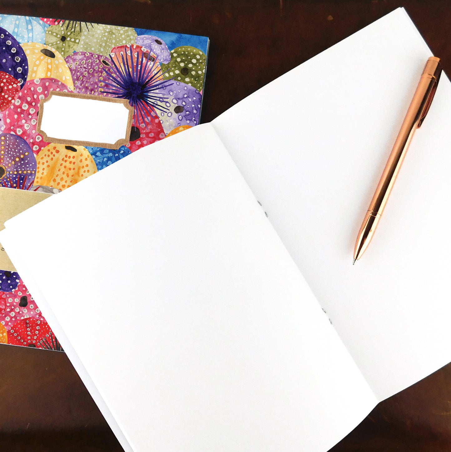 Echinozoa Urchin Print Notebook
