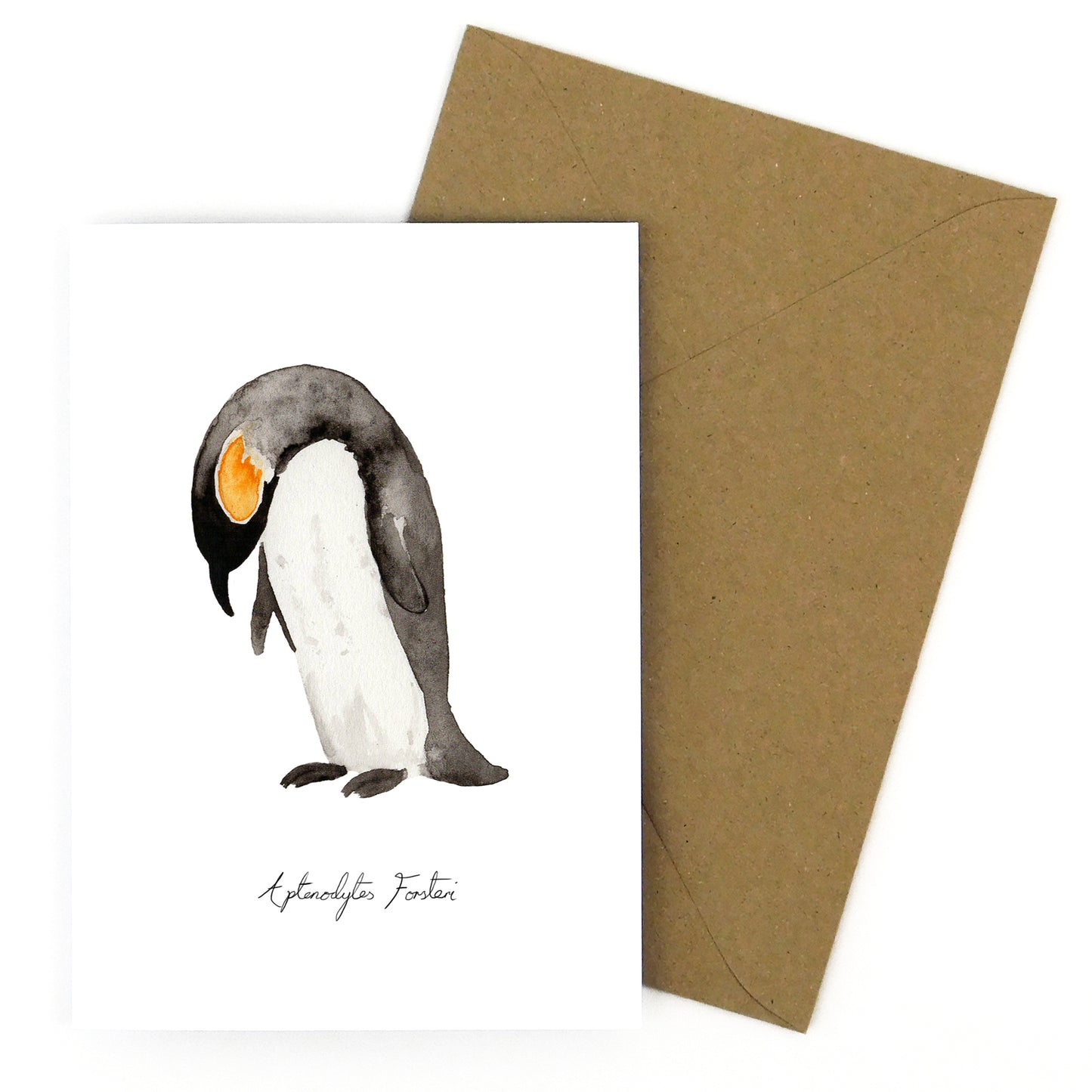 Waddle Emperor Penguin Greetings Card