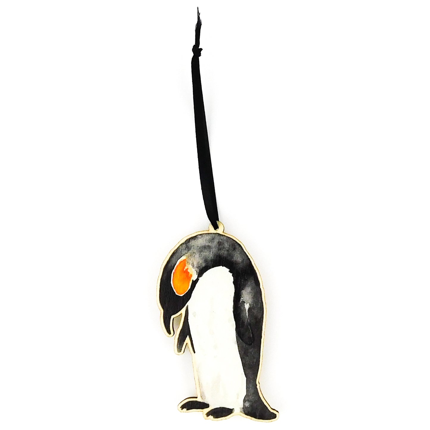 Waddle Emperor Penguin Wooden Hanging Decoration