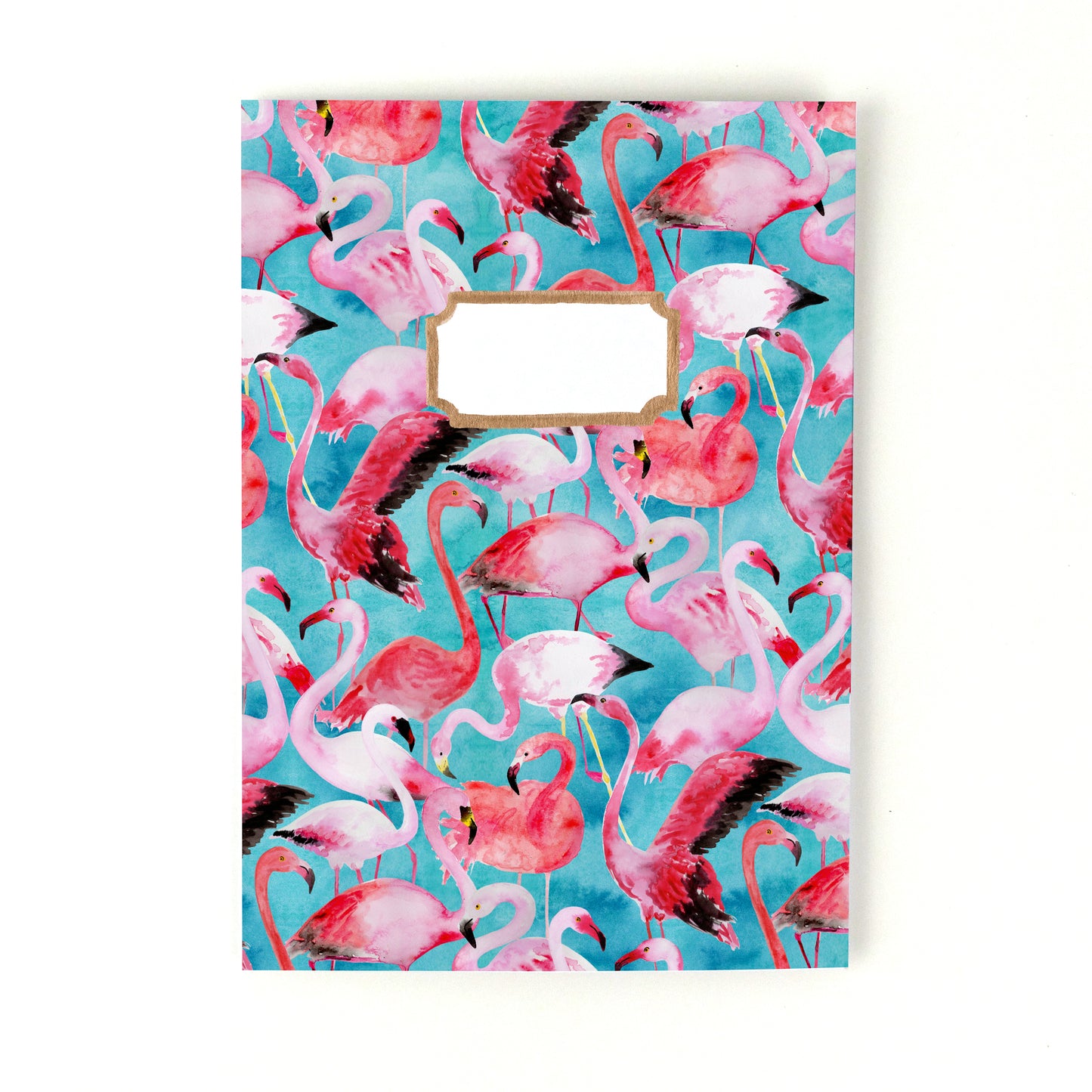 Flamboyance of Flamingos Print Lined Journal