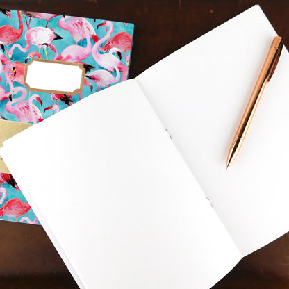 Flamboyance of Flamingos Print Notebook