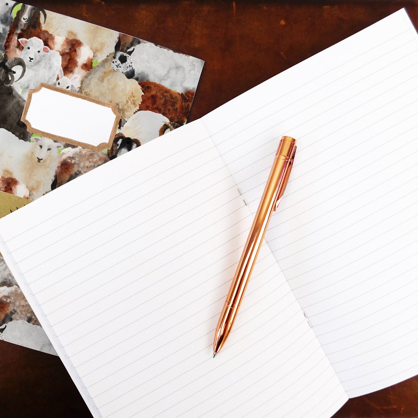 Flock of Sheep Print Journal and Notebook Set
