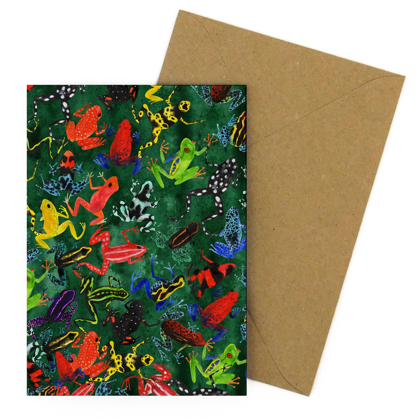 Dendrobatidae Dart Frog Greetings Card