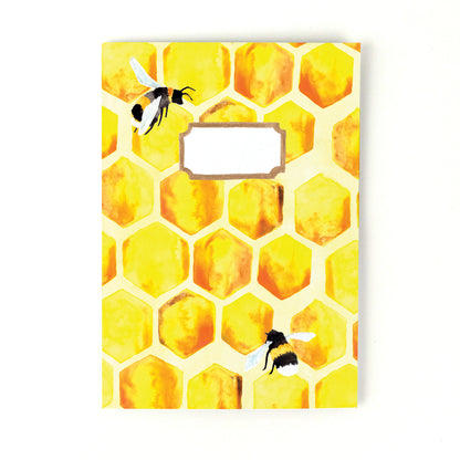 Mellifera Honeybee Print Lined Journal