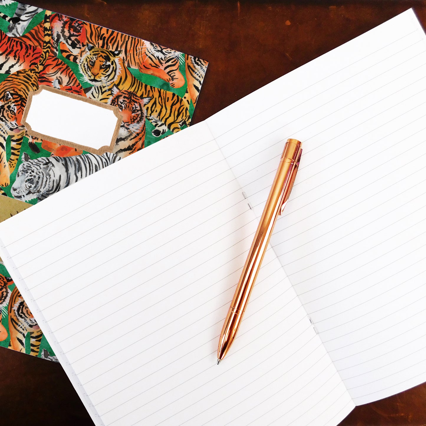 Streak of Tigers Print Journal and Notebook Set