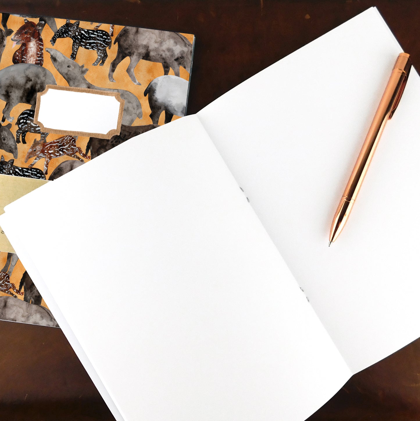 Candle of Tapirs Print Journal and Notebook Set