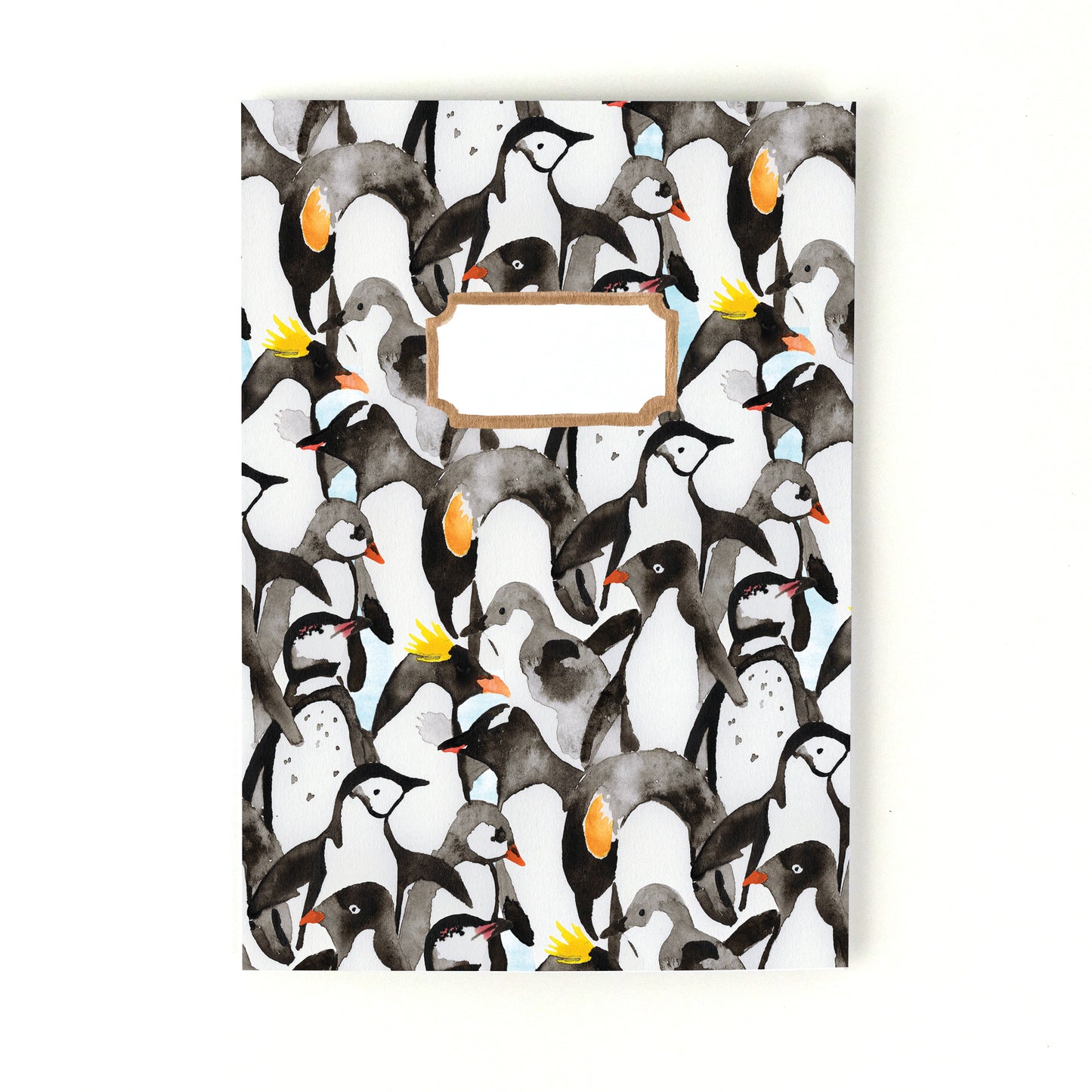 Waddle of Penguins Print Lined Journal