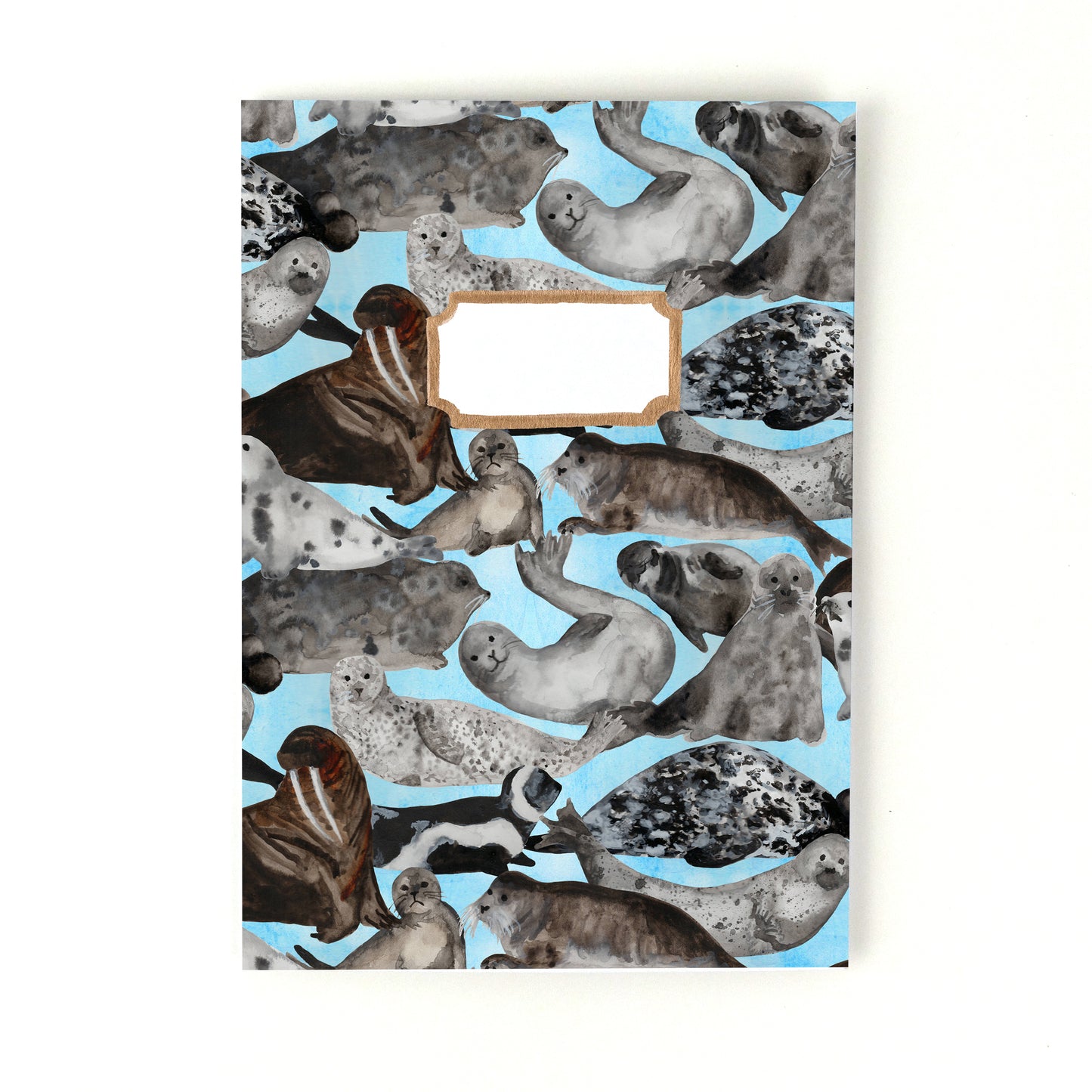 Bob of Seals Print Notebook