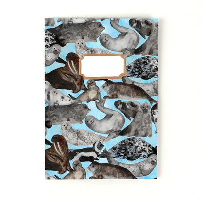 Bob of Seals Print Notebook